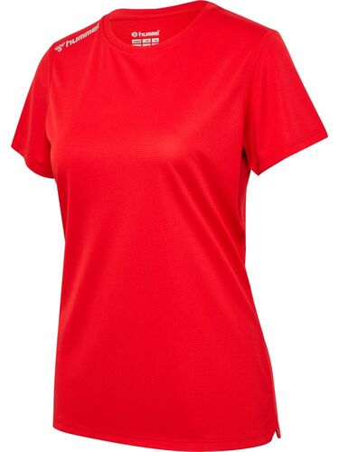 Hummel Hmlrun Jersey S/S Woman - tango red