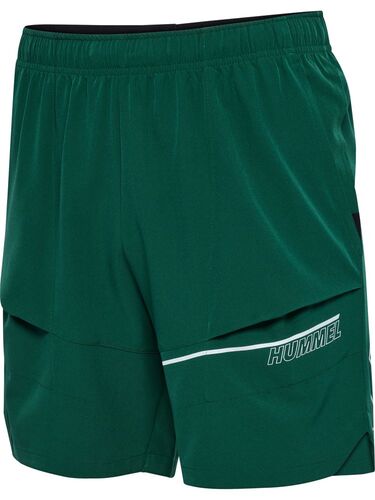 Hummel Hmlcourt Pocket Shorts - rain forest