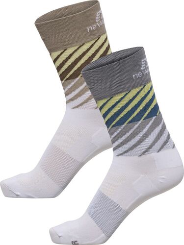 newline Nwlpace Functional Socks 2-Pack - silver sage