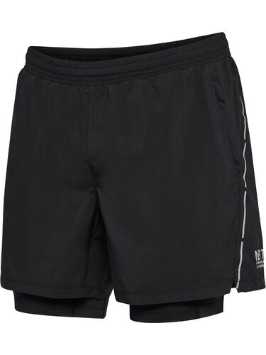 newline Nwlfast 2In1 Zip Pocket Shorts - black