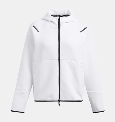 Under Armour Unstoppable Flc Fz - white