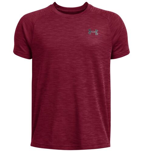 Under Armour Ua Tech Textured Ss - cardinal