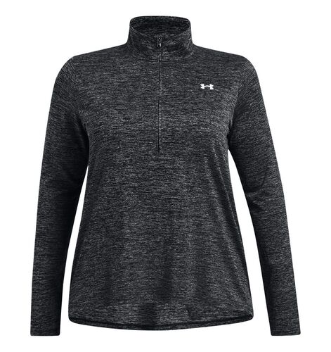 Under Armour Tech 1/2 Zip - Twist&-Pnk - black