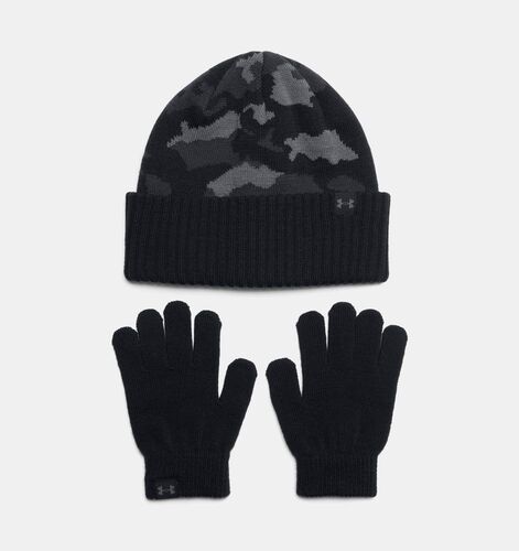 Under Armour B Beanie/Glove Combo - black