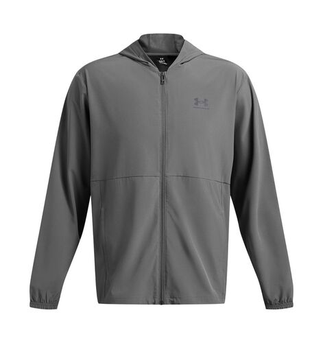 Under Armour Ua Vibe Woven Windbreaker-Gry - castlerock