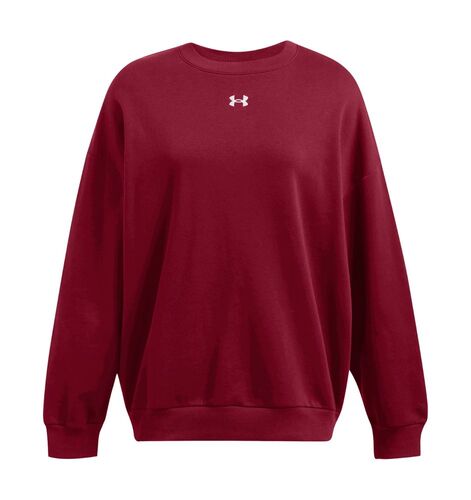 Under Armour Rival Fleece Os Crew - cardinal