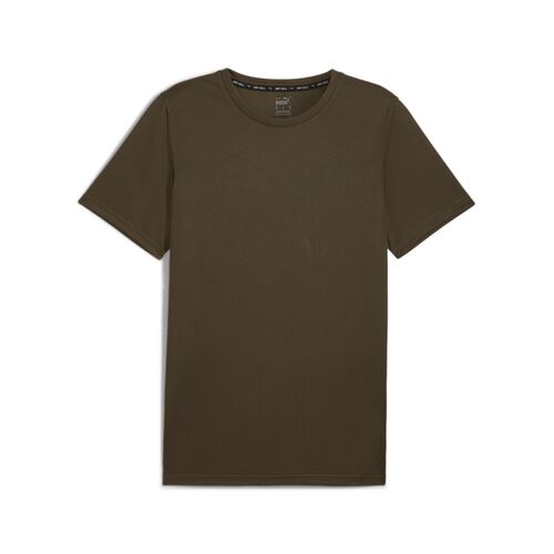 Puma Performance Cat Tee M - dark olive