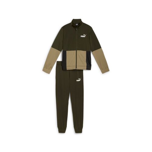 Puma Colorblock Poly Suit Cl B - dark olive