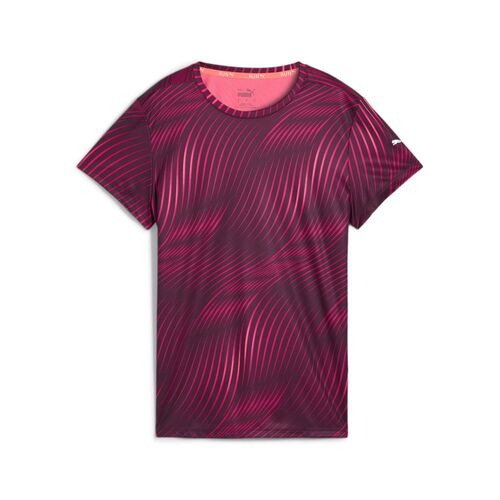 Puma Run Favorite Aop Tee W - midnight plum