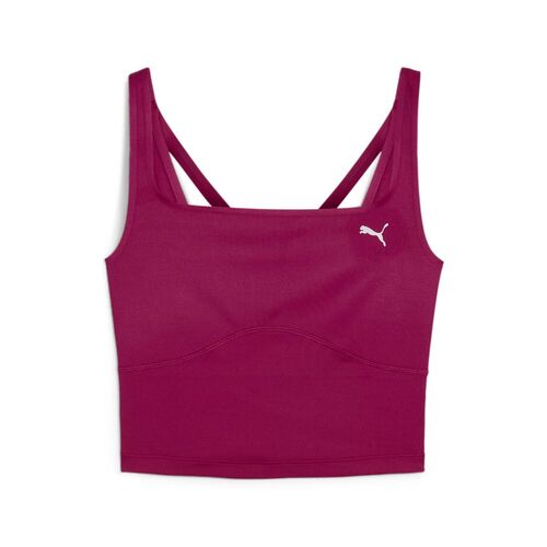 Puma Studio Cloudspun Rib Tank - Short - magenta gleam