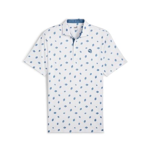 Puma Pure Love Birdies Polo - white glow-blue horizon