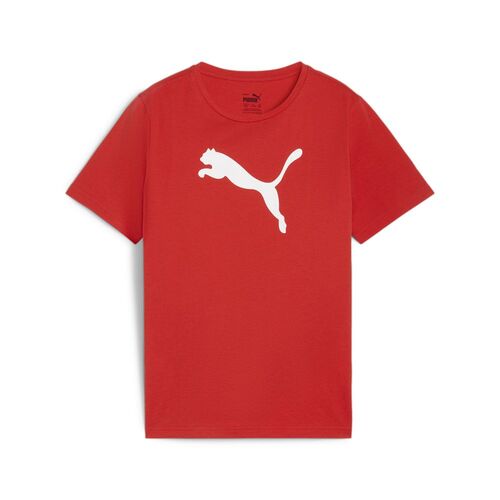 Puma teamRISE Logo Jersey Cotton Jr - rot