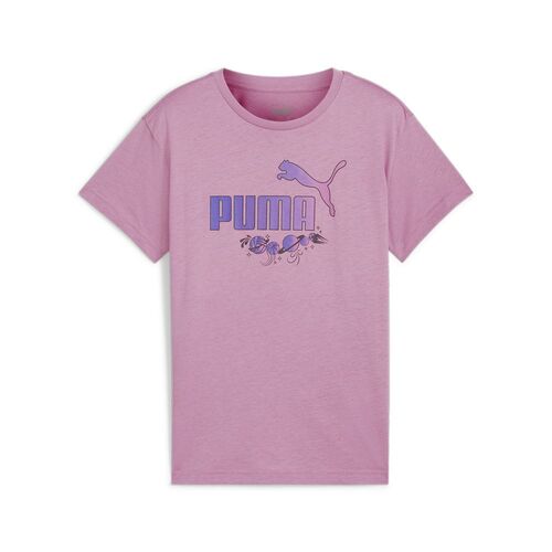 Puma Ess+ Graphic Tee G - mauved out