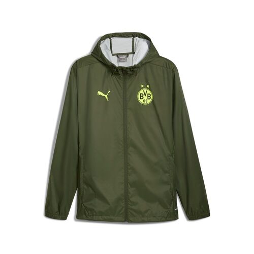 Puma BVB Training All Weather Jacket - gr�n