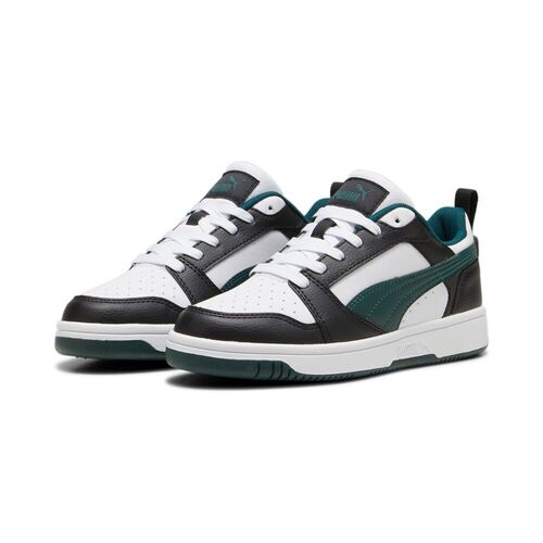 Puma Puma Rebound V6 Lo Jr - puma black-dark myrtle-puma white