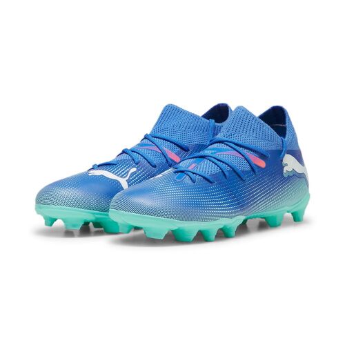 Puma Future 7 Match Fg/Ag Jr - bluemazing-puma white-electric peppermint
