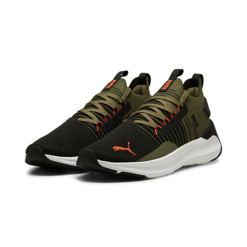 Puma Softride Symmetry Fuzion - puma olive-puma black-flame flicker