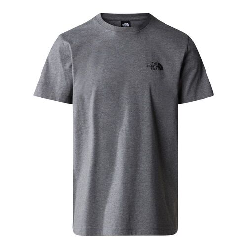 The North Face M S/S Simple Dome Tee - tnf medium grey heather