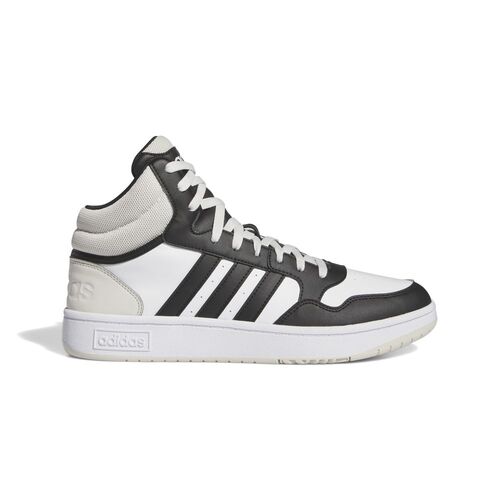 adidas Hoops 3.0 Mid - ftwwht/cblack/orbgry