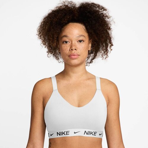 Nike W Nk Df Indy Med Spt Bra - white/black