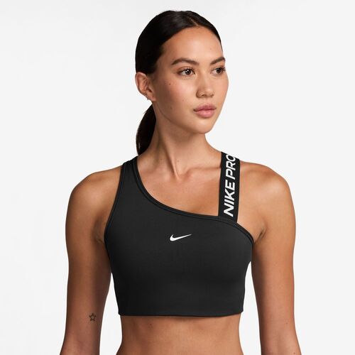 Nike Pro Swoosh Asymmetrical Gepolsterter Sport-BH mit mittlerem Halt