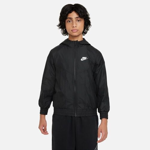 Nike K Nsw Wr Hd Jkt - black/black/black/white