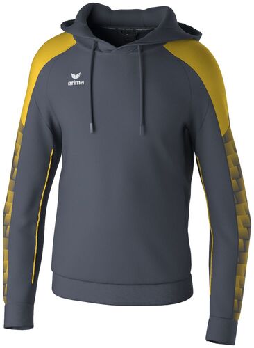 Erima Evo Star Hoody - slate grey/yellow