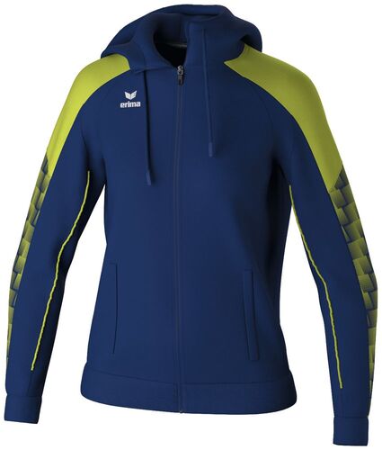 Erima Evo Star Training Jacket With Hood - new navy/lime