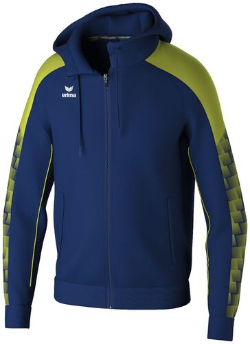 Erima Evo Star Training Jacket With Hood - new navy/lime