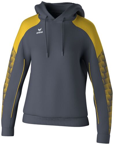 Erima Evo Star Hoody - slate grey/yellow