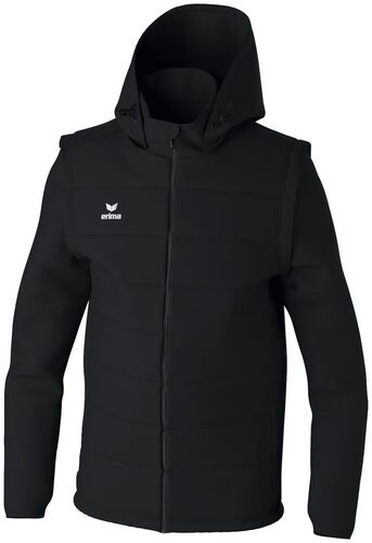 Erima Team Jacket With Removable Sleeves - black