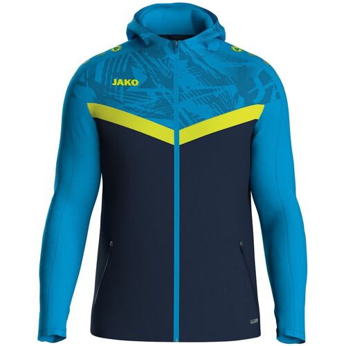 Jako Kapuzenjacke Iconic - marine/jako blau/neongelb