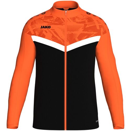 Jako Polyesterjacke Iconic - schwarz/neonorange