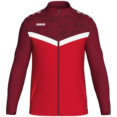 Jako Polyesterjacke Iconic - rot/weinrot