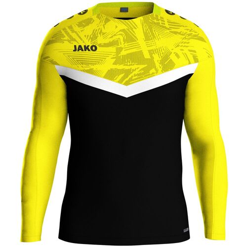 Jako Sweat Iconic - schwarz/soft yellow