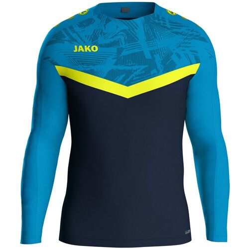 Jako Sweat Iconic - marine/jako blau/neongelb