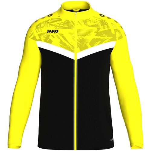 Jako Polyesterjacke Iconic - schwarz/soft yellow