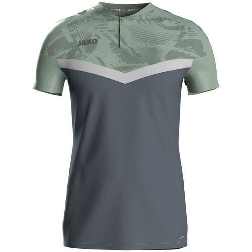 Jako Polo Iconic - anthra light/mintgr�n/soft grey
