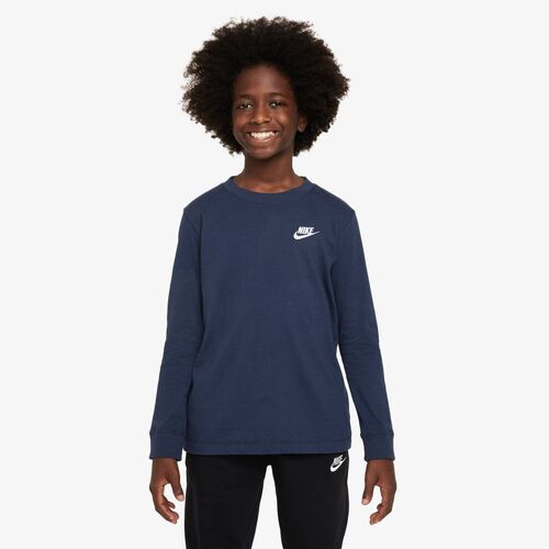 Nike K Nsw Ls Tee Emb Futura Lbr - midnight navy