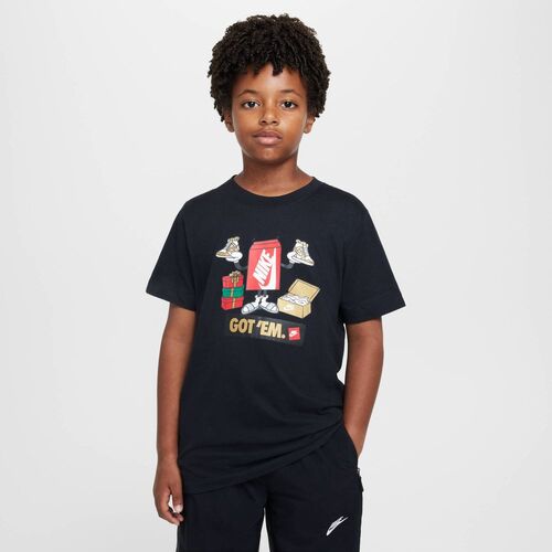 Nike K Nsw Tee Boxy Got Em - black