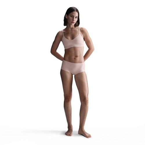 Nike W Nk Lpp Underwear Boyshort - particle beige/white