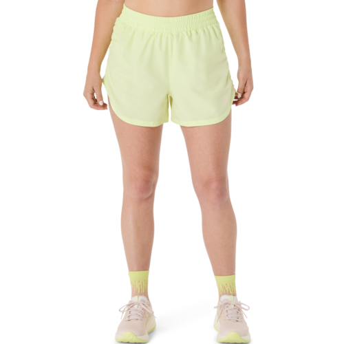 Asics Nagino Run Adjustable 4In Short - huddle yellow