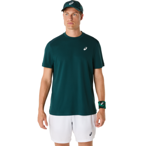 Asics Court Ss Top - saxon green