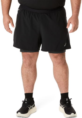 Asics Road 2N1 5In Short - performance black/graphite grey