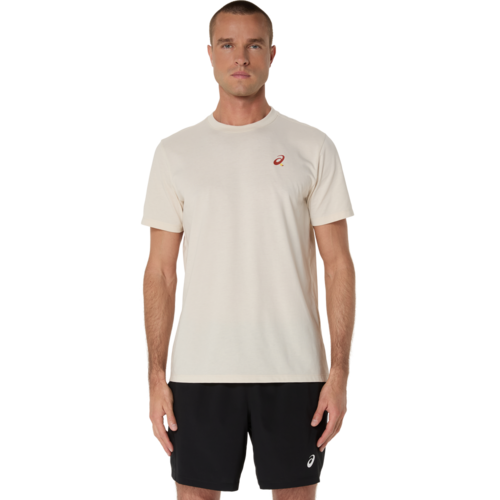 Asics Court Graphic Ss Top - birch