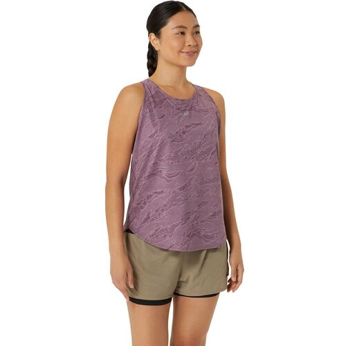 Asics Road All Over Print Tank - dusty mauve