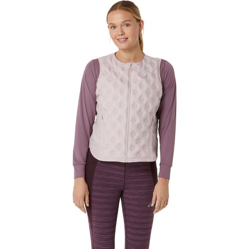 Asics Nagino Run Padded Gilet - watershed rose