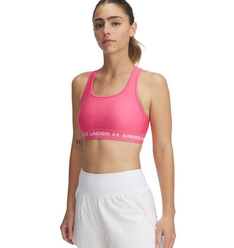 Under Armour Crossback Mid Bra - super pink