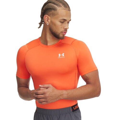 Under Armour Ua Hg Armour Comp Ss - fire
