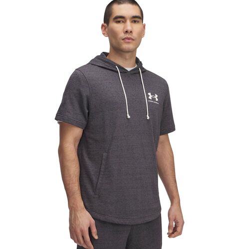 Under Armour Ua Rival Terry Lc Ss Hd - castlerock